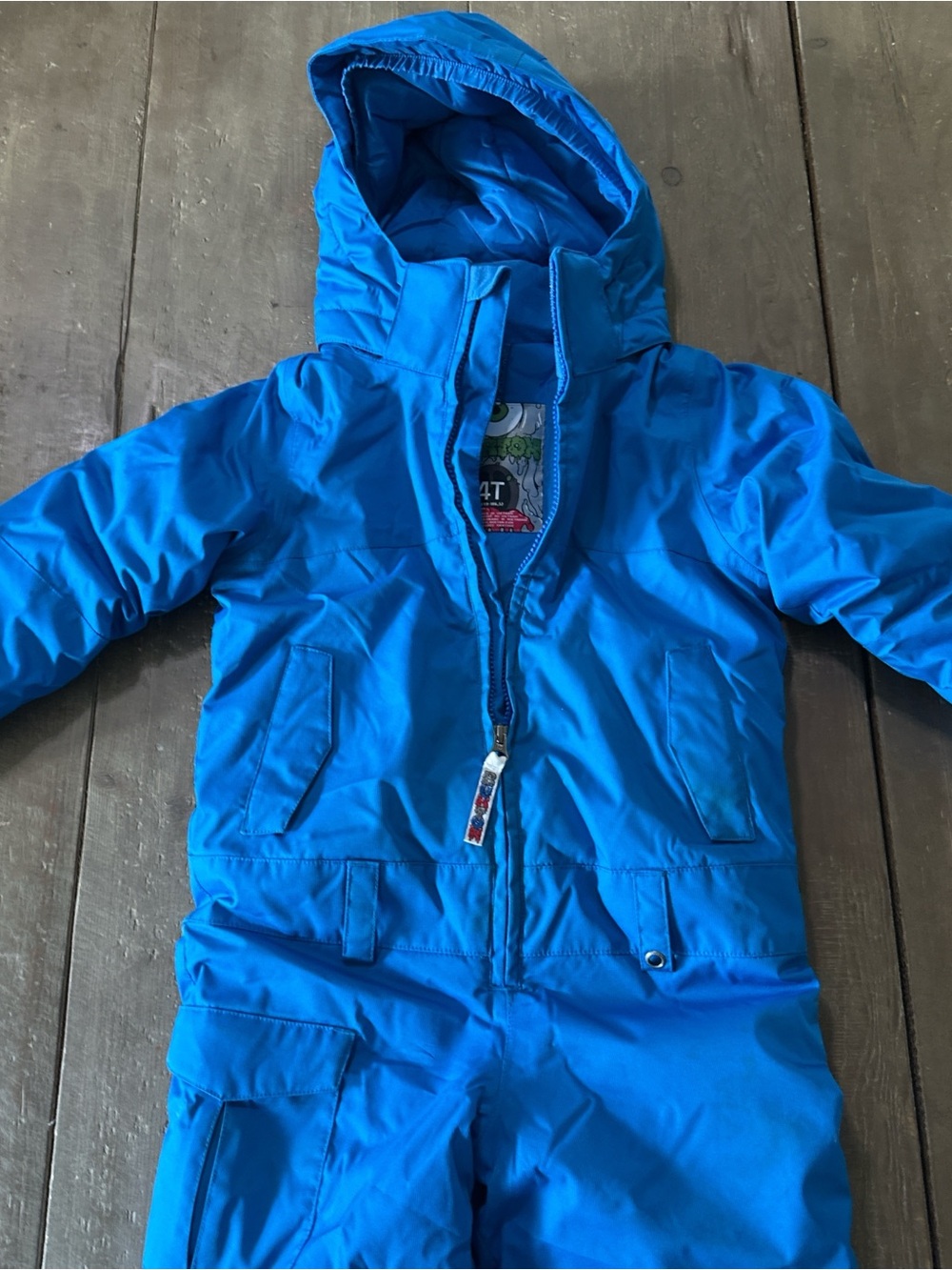 Burton Blue Toddler Hooded Snowsuit